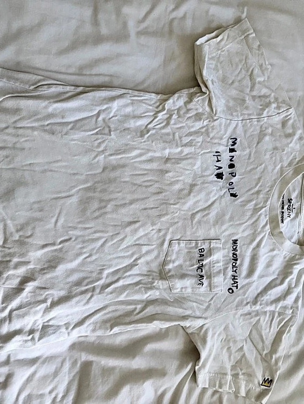 Uniqlo SP2RNZY Jean-Michael Basquiat Short Sleeve Tee White